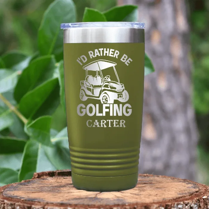 Rather Be Golfin Tumbler