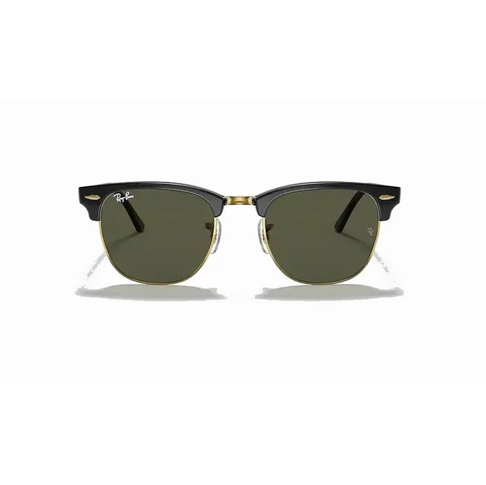 Ray-Ban Clubmaster Classic – Tortoise/Green Solid Color