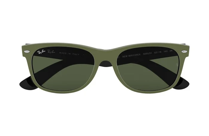Ray-Ban New Wayfarer Color Mix – Green Black/Green Classic G-15