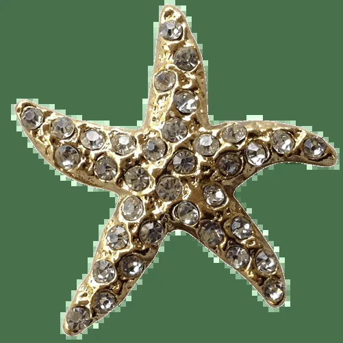 ReadyGolf: 3D Starfish Ball Marker & Hat Clip