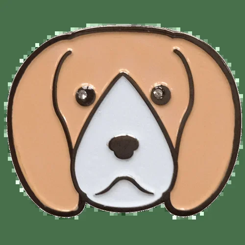 ReadyGolf: Beagle Dog Ball Marker & Hat Clip