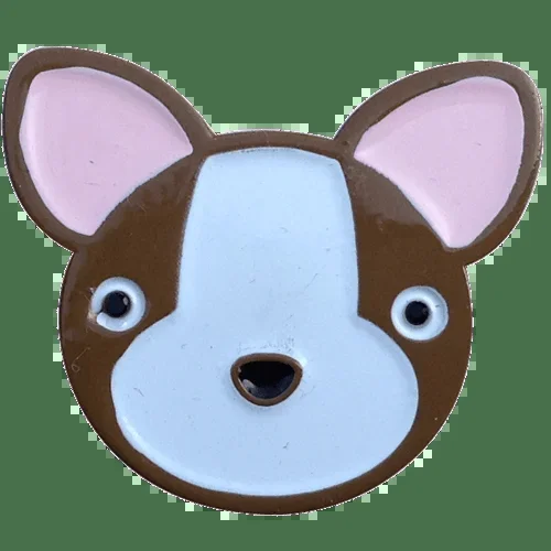 ReadyGolf: Boston Terrier Dog Ball Marker & Hat Clip