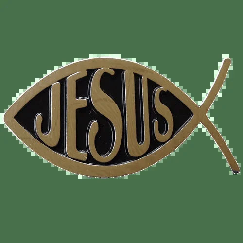 ReadyGolf: Christian Jesus Fish Ball Marker & Hat Clip