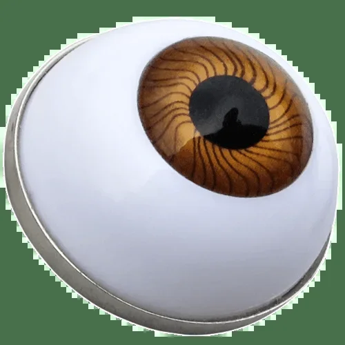ReadyGolf: Eye Ball Marker & Hat Clip – Brown
