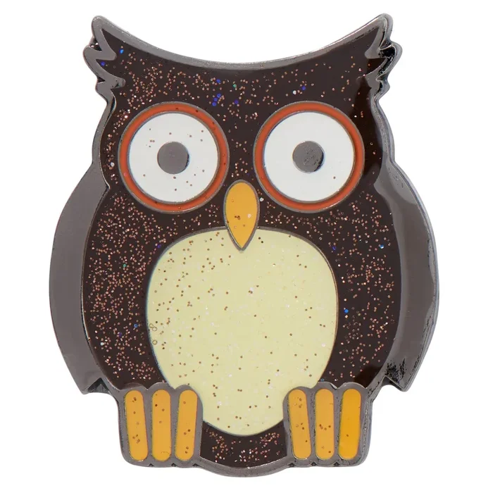 ReadyGolf: Glitter Ball Marker & Hat Clip – Owl