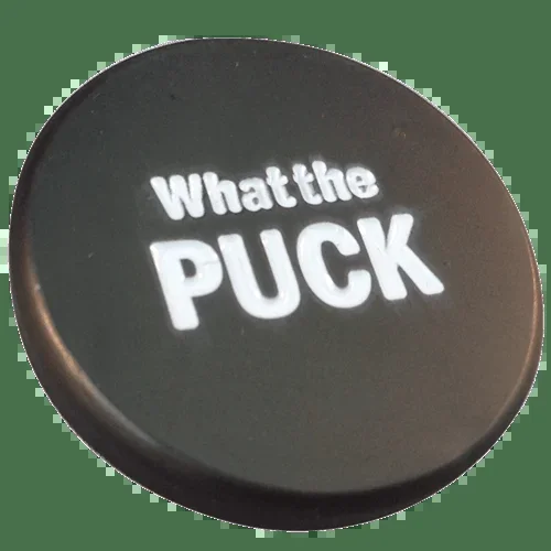 ReadyGolf: Hockey Puck Ball Marker & Hat Clip – What The Puck