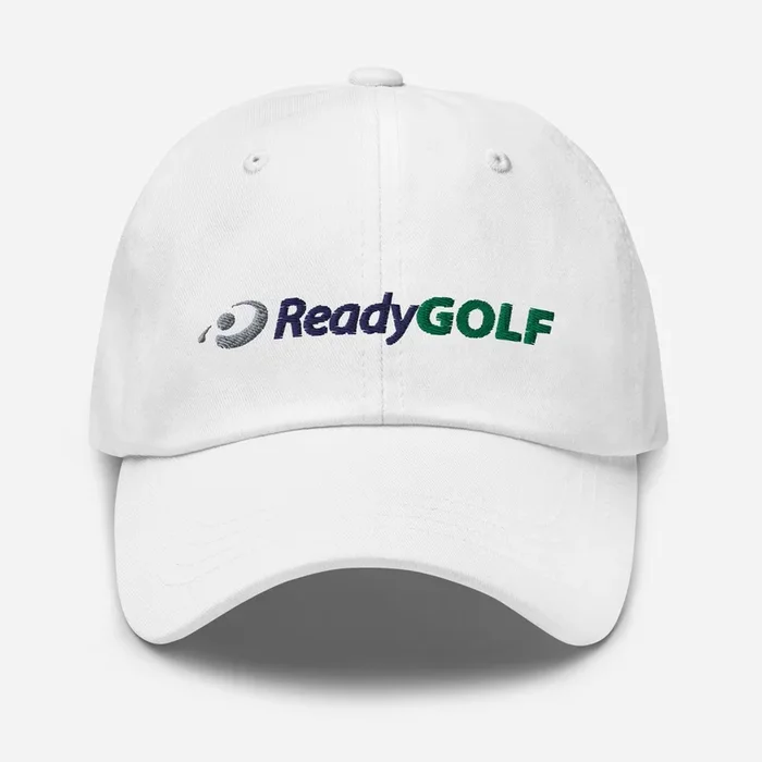 ReadyGOLF Logoed Embroidered Golf Hat with Adjustable Strap