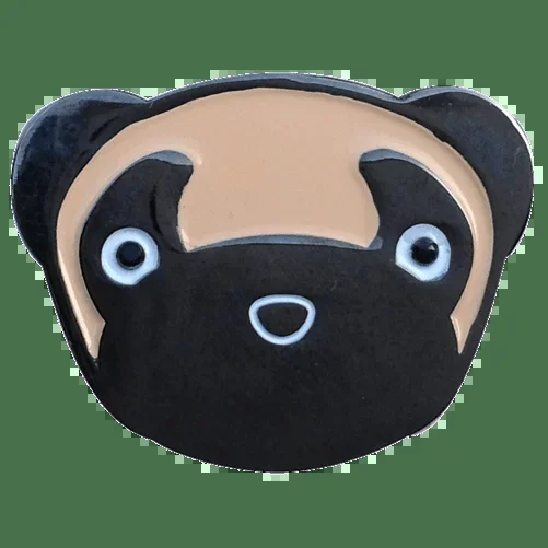 ReadyGolf: Pug Dog Ball Marker & Hat Clip