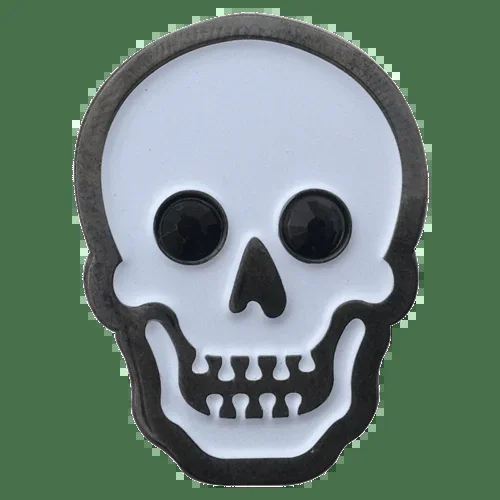 ReadyGolf: Skull Ball Marker & Hat Clip with Crystals