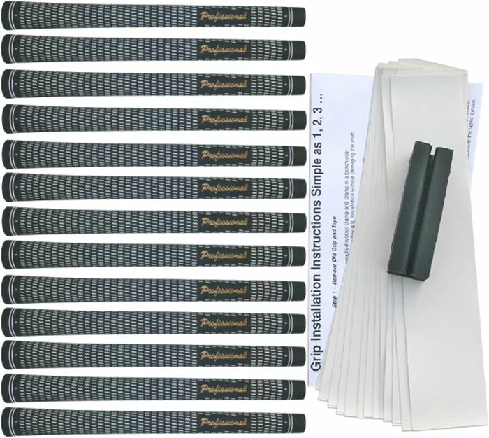 Rexton Golf PRO Black/White Velvet Junior 13 Pc Grip Kit