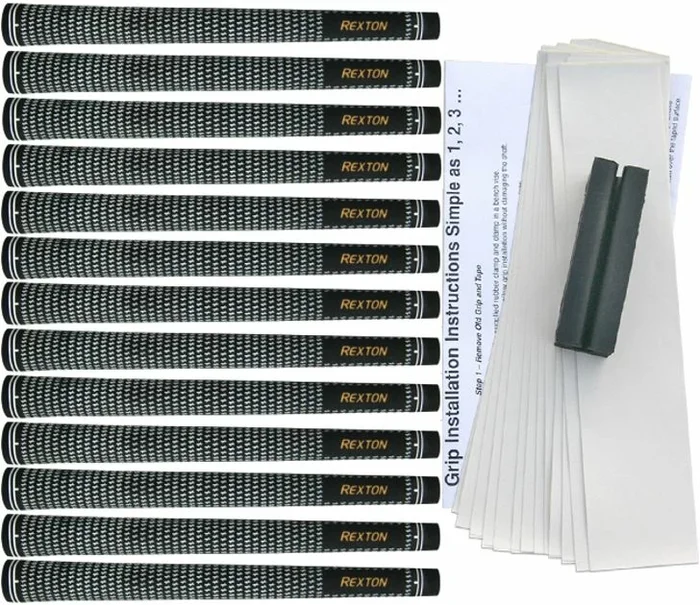 Rexton Golf Rexton Black/White Velvet 13-pc Grip Kit
