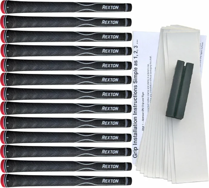 Rexton Golf Rexton V-Line Black 13-pc Grip Kit