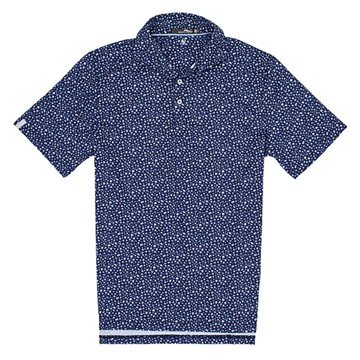 RLX Lightweight Airflow Jersey Floral Mens Golf Polo