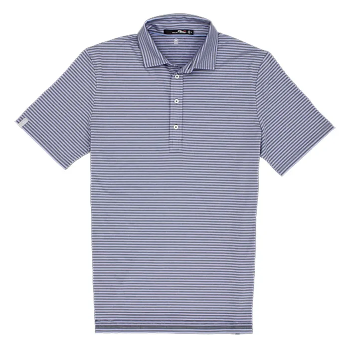 RLX Lightweight Airflow Jersey Stripe Mens Golf Polo