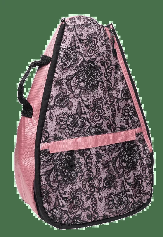 Rose Lace Tennis Backpack