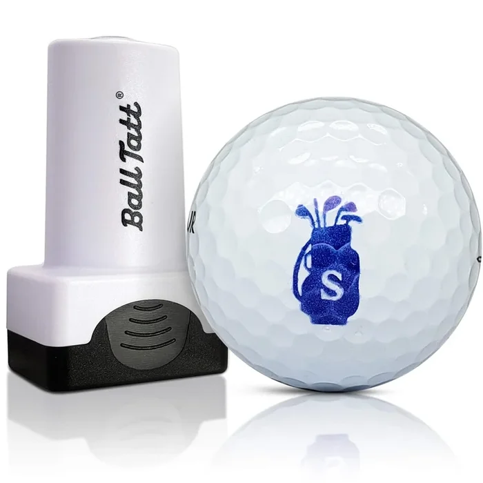 S Initial Golf Ball Stamp