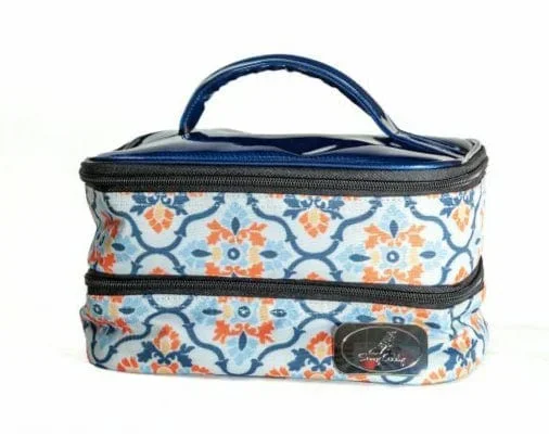 Sassy Caddy: Ladies Lunch Tote / Cosmetic Bag – Morocco