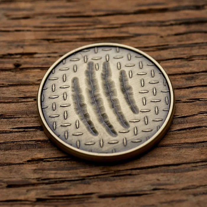 Scratch Magnetic Golf Ball Marker | Brass