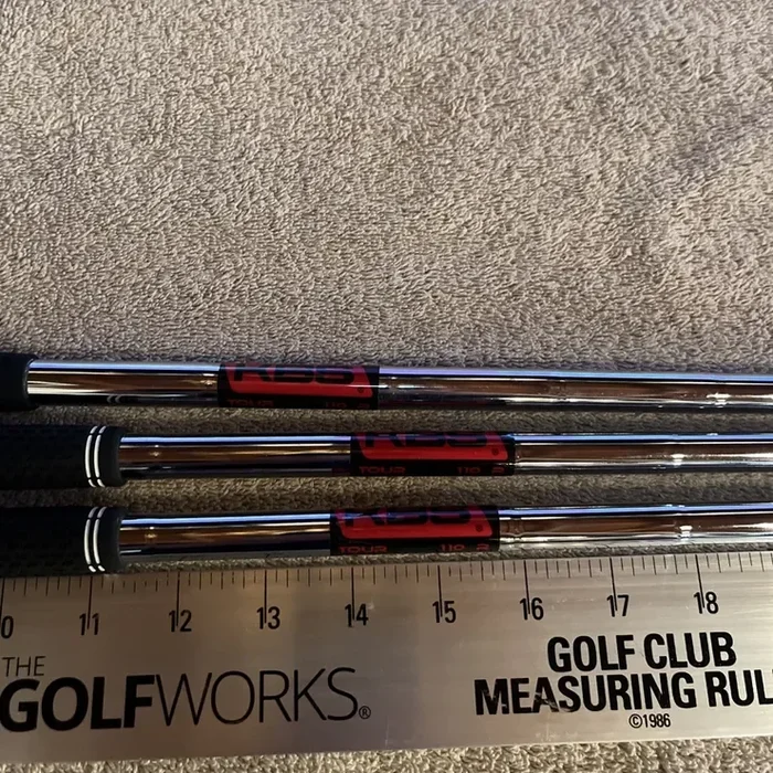 Set of 3 KBS Tour 110g Regular Flex Wedge Shafts, New Pulls, Ships Today!
