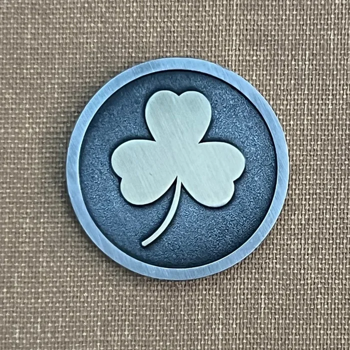 Shamrock Magnetic Golf Ball Marker (24mm diameter)