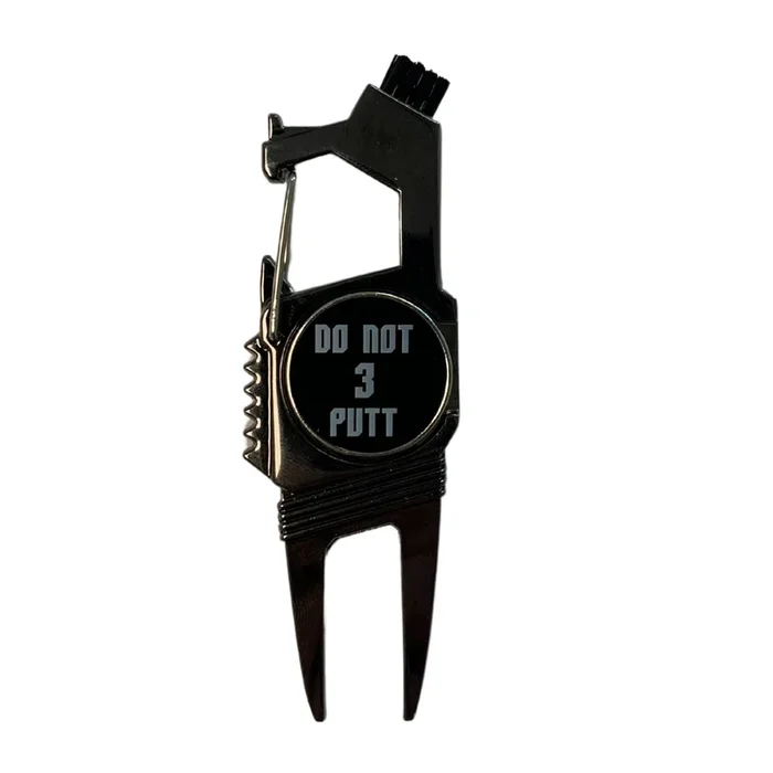 SHANKITGOLF 5 in 1 “Do not 3 Putt” Funny Golf Divot Tool – Ball Marker
