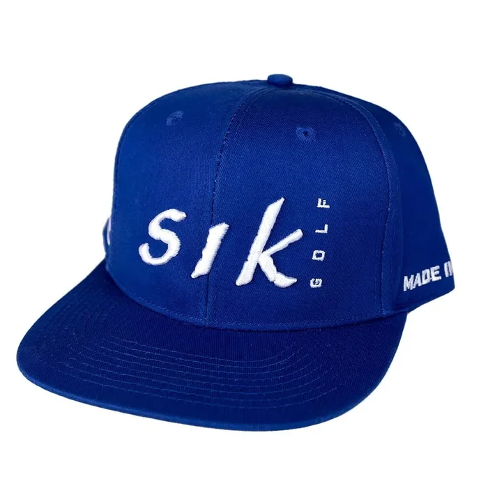 SIK Golf Hat Adjustable Blue Cap