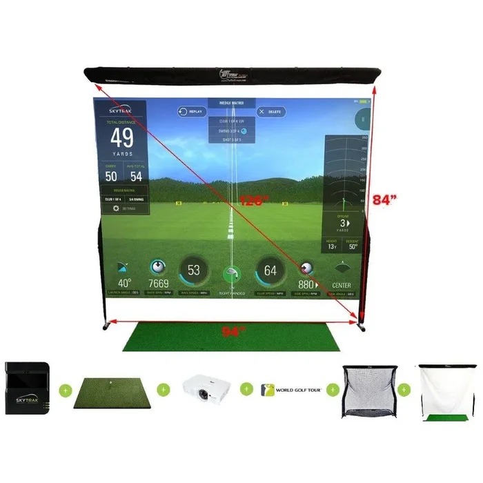 SkyTrak Pro Series Simulator Package