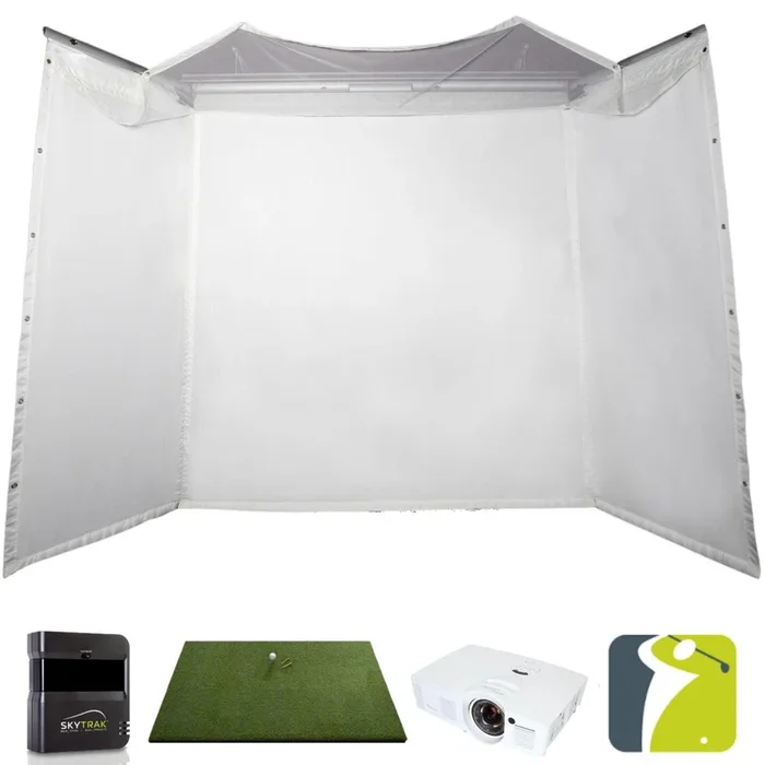 SkyTrak Retractable Simulator Package
