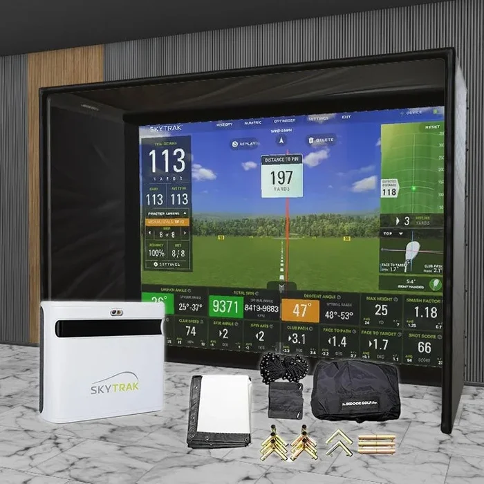SkyTrak+ SIG DIY Golf Simulator Studio Package