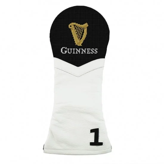 Smathers & Branson: Needlepoint Driver Headcover – Guinness (Black)
