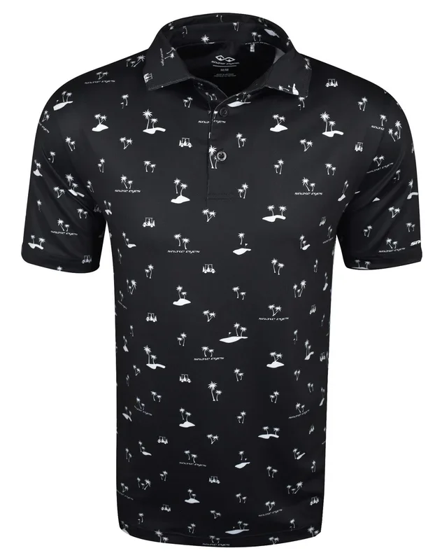 Snake Eyes ’23 Palm Trees Print Polo