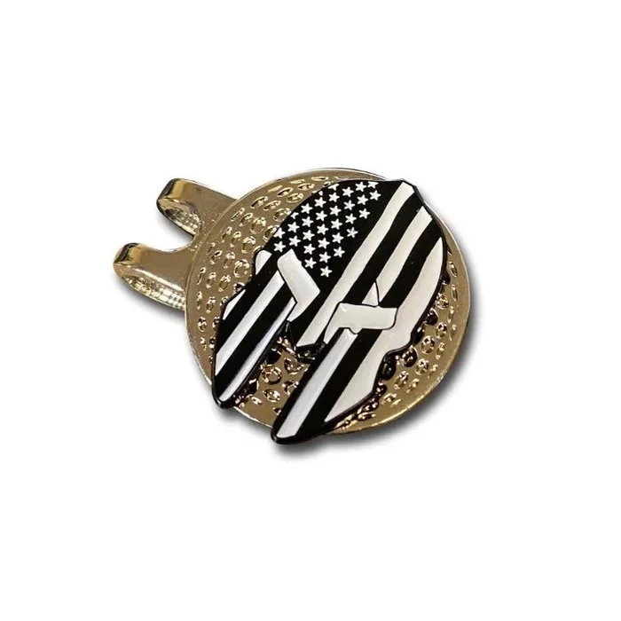 Spartan Golf Ball Marker & Clip