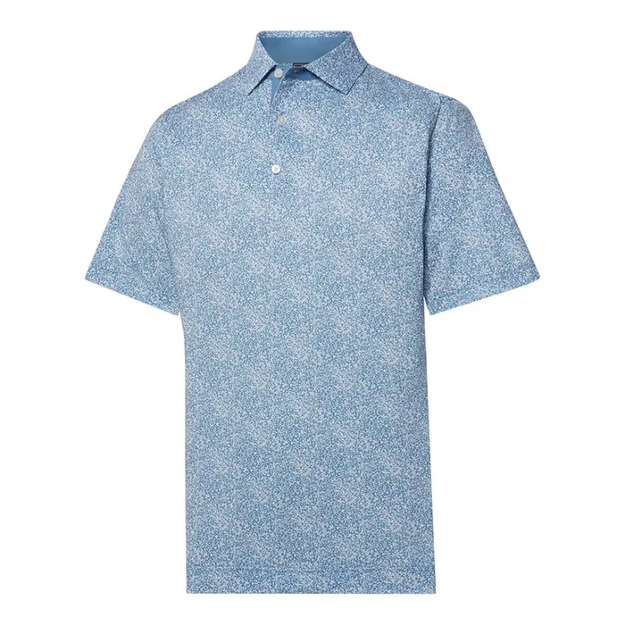 Speckle Print Lisle Polo