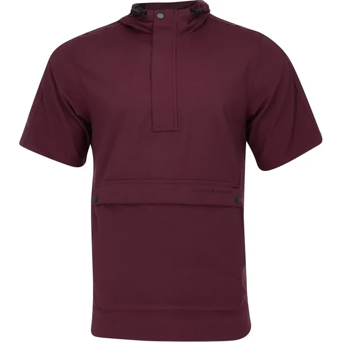 Sport Mode Short Sleeve 1/4 Zip Hoodie