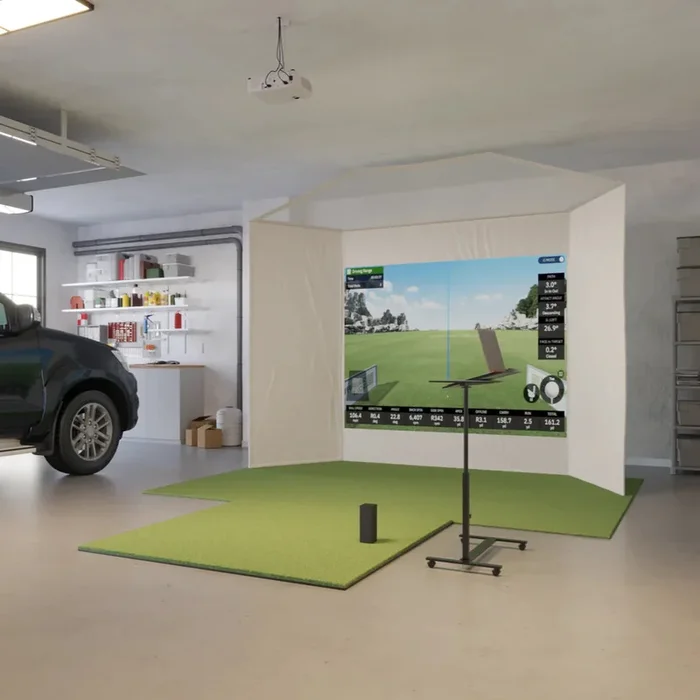 Square Golf Retractable Simulator Package