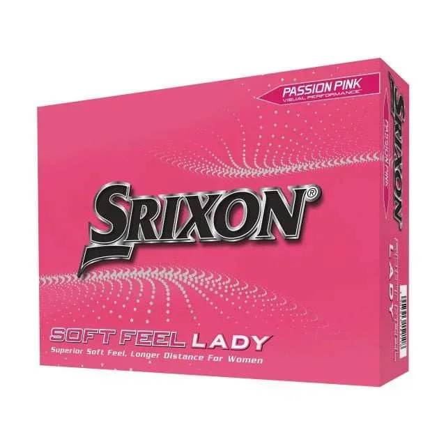 Srixon 2023 Soft Feel Lady Golf Balls Pink