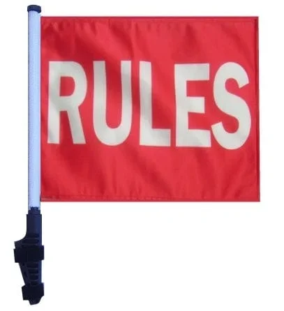 SSP Flags: 11×15 inch Golf Cart Flag with Pole – Rules