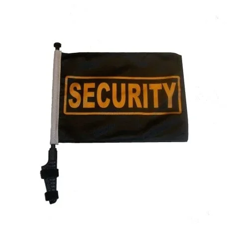 SSP Flags: 11×15 inch Golf Cart Flag with Pole – Security
