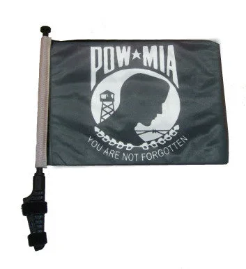 SSP Flags: 11×15 inch Golf Cart Replacement Flag – POW MIA with Pole