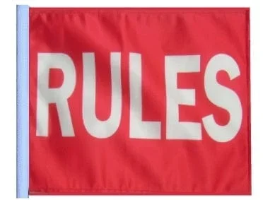 SSP Flags: 11×15 inch Golf Cart Replacement Flag – Rules