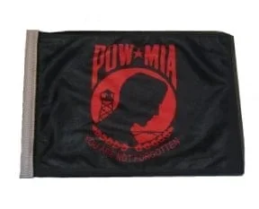 SSP Flags: 6×9 inch Golf Cart Replacement Flag – POW MIA (Red)