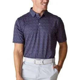 Straight Down Life Saver Golf Polo