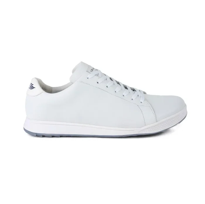 Straight Down Men’s The Range V2 Golf Shoes – White