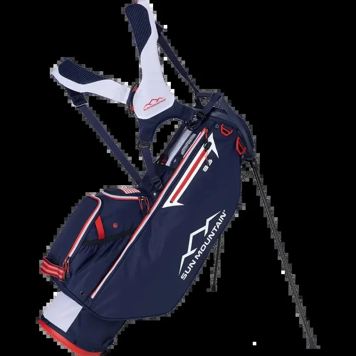 Sun Mountain 2024 3.5 LS Stand Bag Navy/White/Red USA
