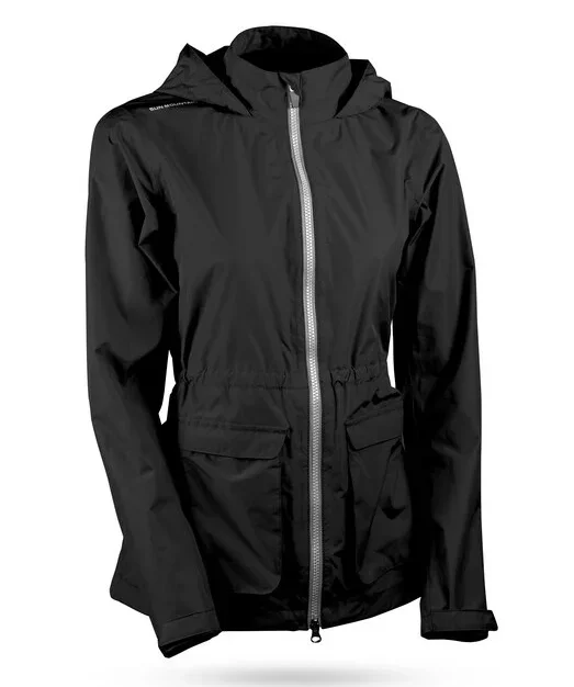 Sun Mountain: Women’s Cumulus Jacket – Black (Medium) SALE
