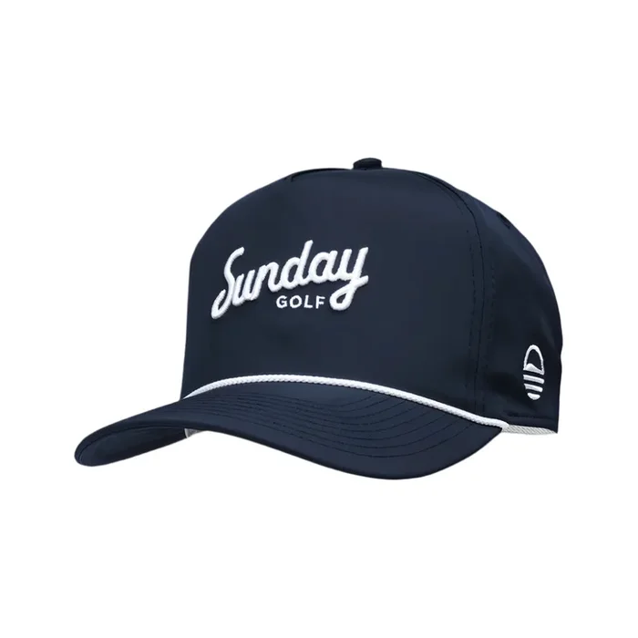 Sunday Golf Rope Hat – Navy / White