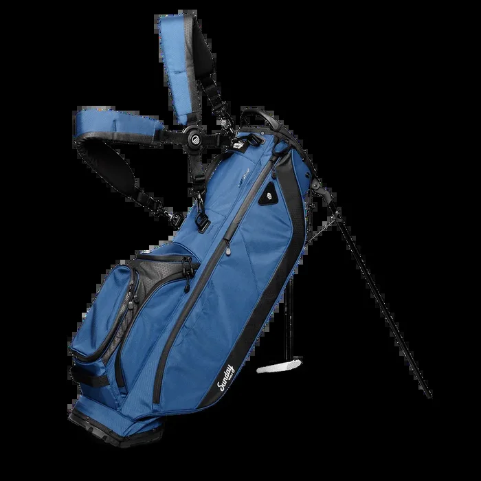Sunday Golf Ryder 23 Golf Stand Bag Navy Blue (Bag Height 35″)