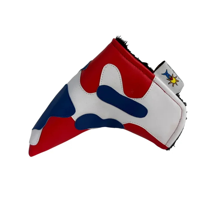 Sunfish: Appliqué Blade Putter Covers – Red White and Blue Camo