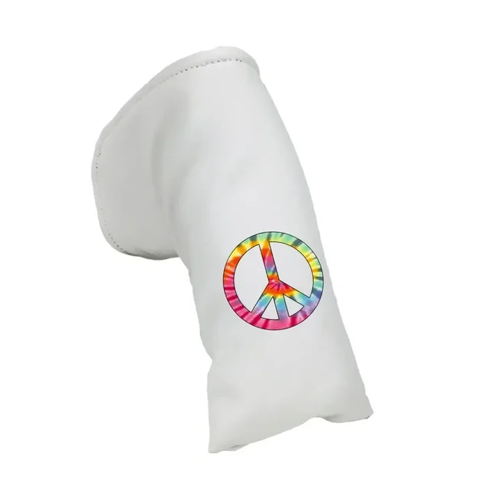 Sunfish: Blade Putter Covers – Tye Dye Peace Sign