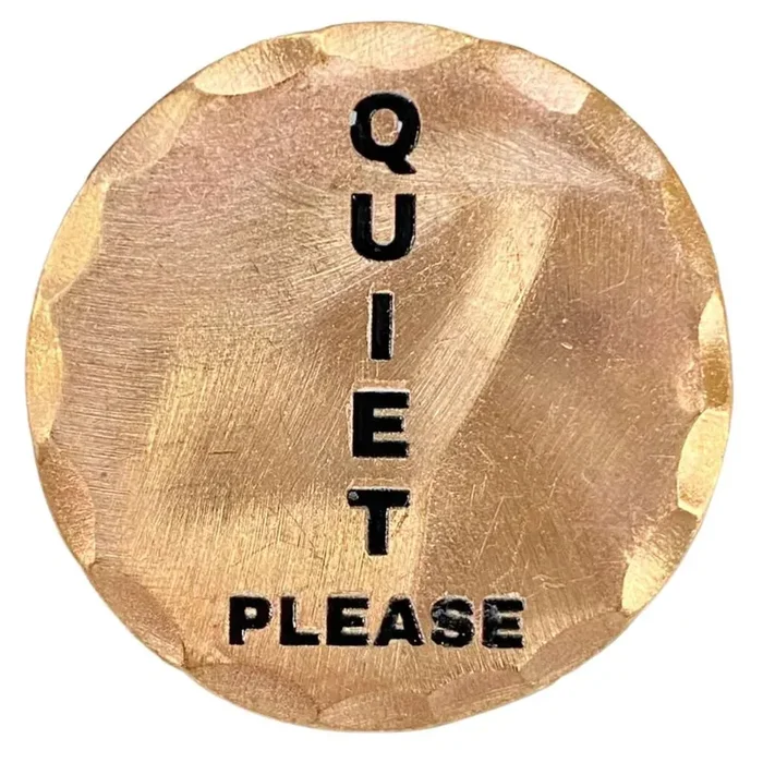 Sunfish: Copper Ball Marker – Quiet Please (Black)